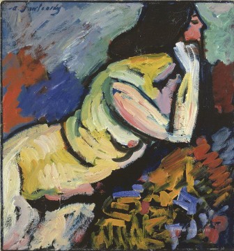 desnudo 1912 Alexej von Jawlensky Expresionismo Pinturas al óleo